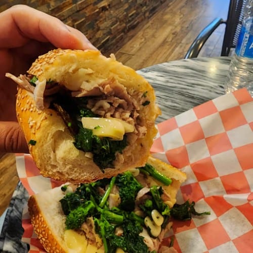 Italian Roast Pork Sandwich.