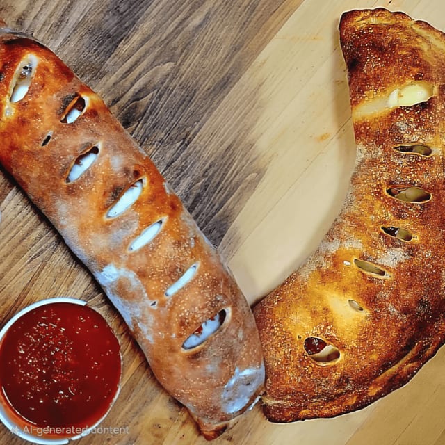 Veggie Stromboli Or Calzone.