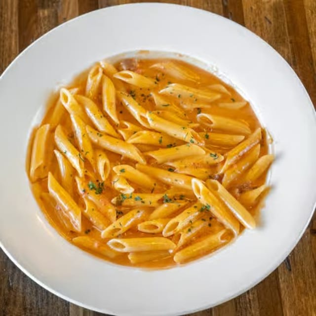 Penne Vodka with Prosciutto.