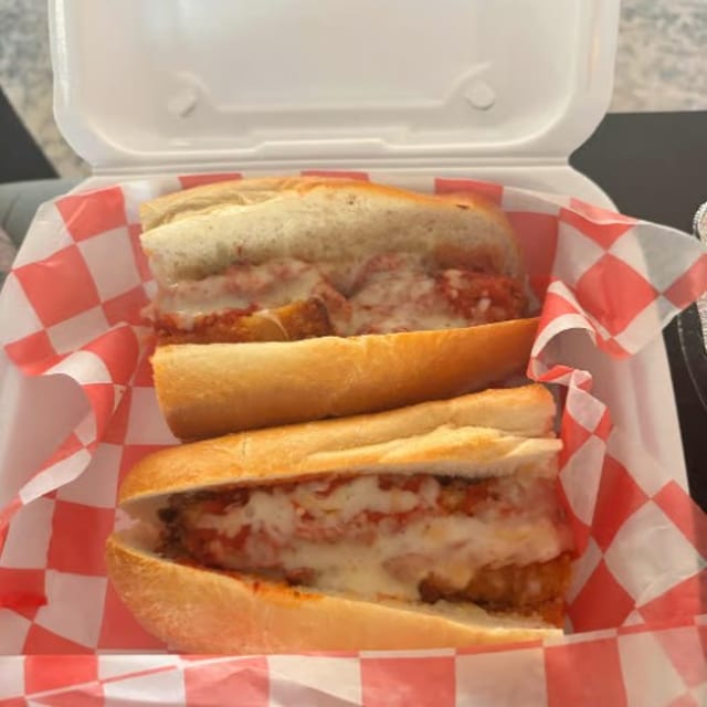 Chicken Parm Sandwich.